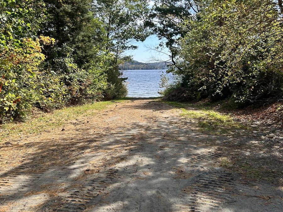 Wooded path in the Adirondacks